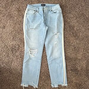Abercrombie & Fitch Size 26 (2R) Ames low rise slim boyfriend jeans button fly